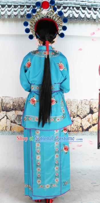 Traditional China Beijing Opera Costume Gifted Scholar Embroidered Robe and Hat Ancient Chinese Peking Opera Embroidery Clothing