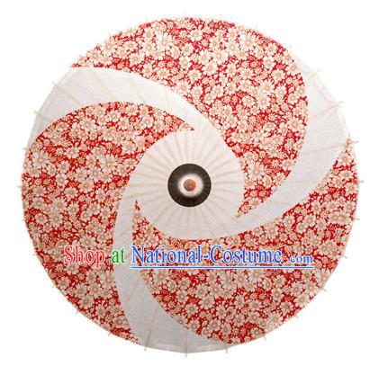 Asian China Dance Umbrella Stage Performance Umbrella Handmade Printing Oil-paper Umbrellas