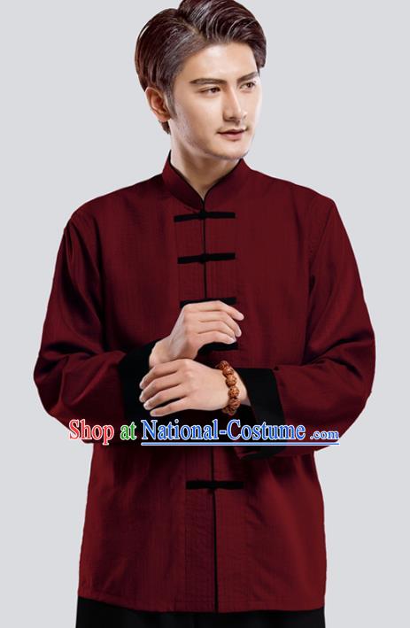 Top Grade Chinese Kung Fu Costume Tai Ji Training Uniform, China Martial Arts Tang Suit Gongfu Clothing for Men