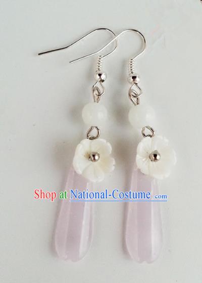 Asian Chinese Traditional Handmade Jewelry Accessories Eardrop Hanfu Classical Earrings for Women