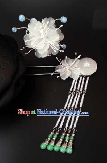 Handmade Traditional Chinese Classical Hair Accessories Ancient Bride Hanfu Step Shake Hairpins for Women