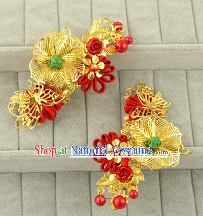 Asian Chinese Handmade Classical Hair Accessories Bride Hair Combs Hanfu Hairpins for Women