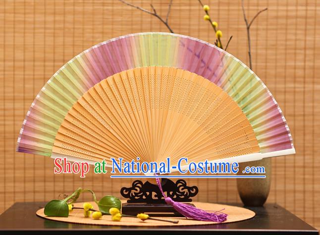 Traditional Chinese Crafts Silk Folding Fan Sensu Fans for Women