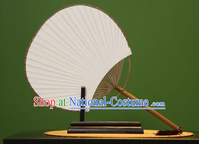 Traditional Chinese Crafts Xuan Paper Fan, Chinese Art Paper Palace Fans Bambusa Surrecta Fans for Women