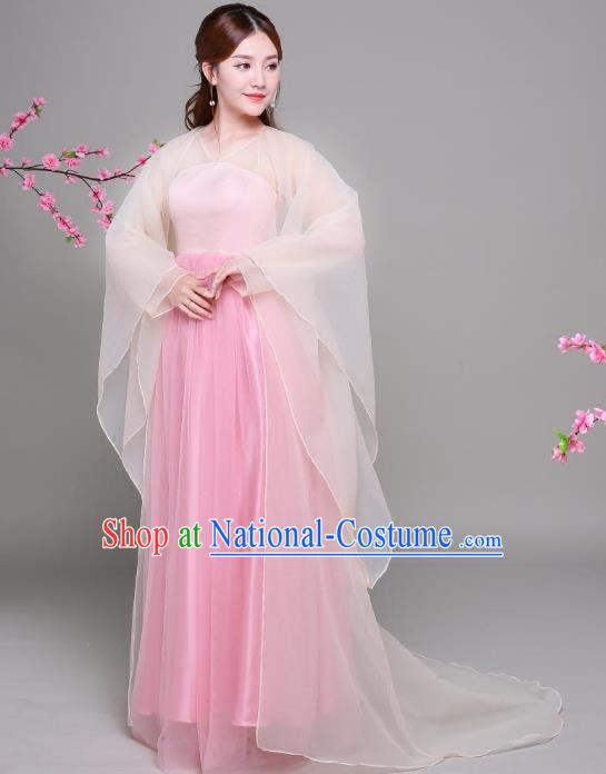 Traditional Chinese Tang Dynasty Imperial Princess Costume, China Ancient Palace Lady Hanfu Dress Clothing for Women