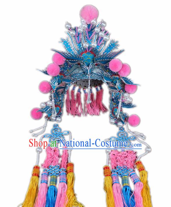 Traditional China Beijing Opera Imperial Empress Phoenix Coronet, Chinese Peking Opera Actress Headwear