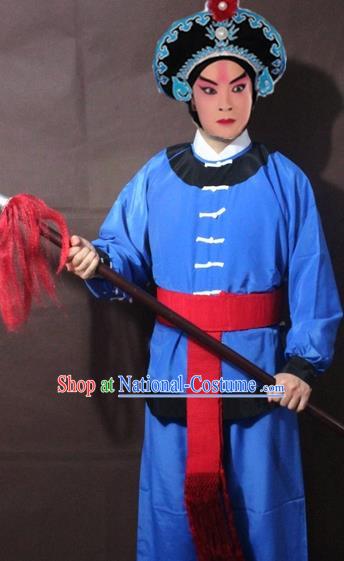 Traditional China Beijing Opera Takefu Costume, Chinese Peking Opera Ministry Footman Clothing