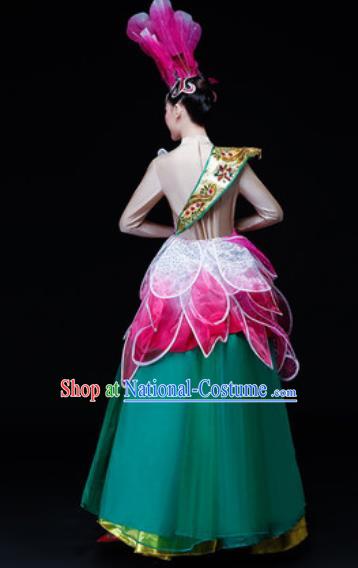 Traditional Chinese Fan Dance Folk Dance Costume Classical Yangko Dance Classical Dance Dress