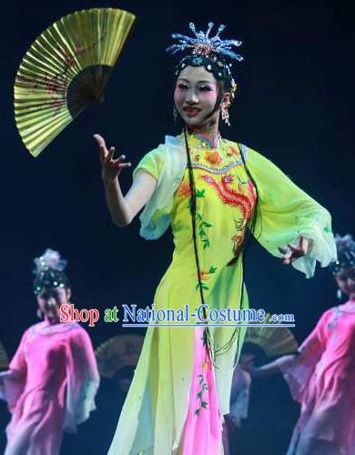 Chinese Traditional Folk Dance Costume Beijing Opera Classical Dance Clothing for Women