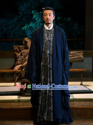 Chinese Traditional Ancient Cabinet Minister Costumes The Rise of Phoenixes Tang Dynasty Chancellor Clothing for Men