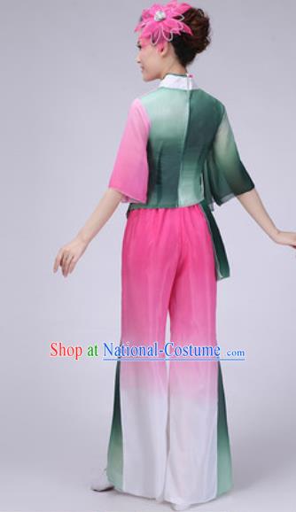 Traditional Chinese Fan Dance Folk Dance Costume Classical Yangko Dance Classical Dance Dress