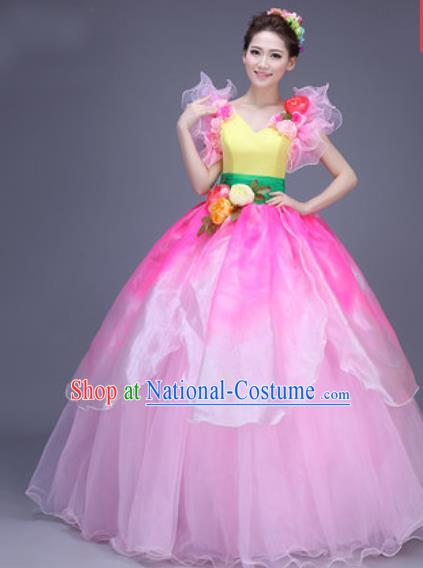 Top Grade Modern Dance Chorus Dress Professional Opening Dance Stage Performance Costume for Women