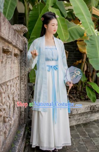 Chinese Traditional Song Dynasty Nobility Lady Costumes Ancient Maidenform Hanfu Dress for Women