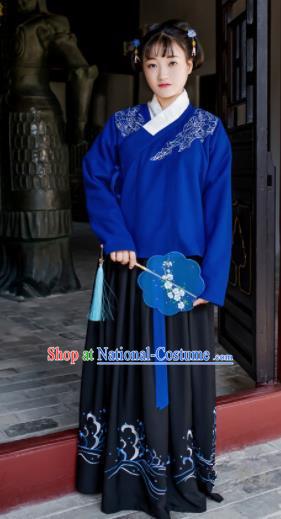 Chinese Traditional Ming Dynasty Palace Lady Costumes Ancient Maidenform Hanfu Dress for Women