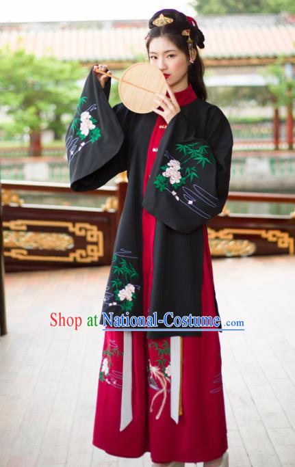 Ancient Chinese Ming Dynasty Palace Lady Costumes Hanfu Dress for Rich