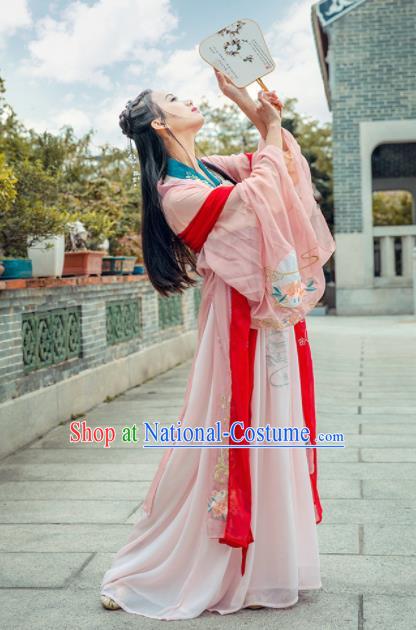 Chinese Ancient Palace Lady Hanfu Han Dynasty Imperial Concubine Queen Embroidered Historical Costumes