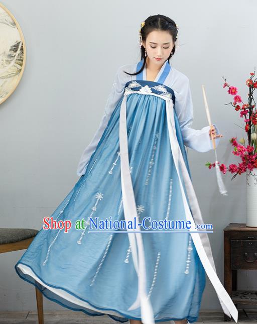 Ancient Chinese Tang Dynasty Historical Costumes Nobility Lady Hanfu Dress for Women