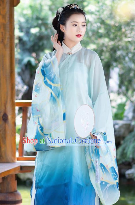 Chinese Ancient Palace Lady Hanfu Han Dynasty Imperial Concubine Queen Embroidered Historical Costumes