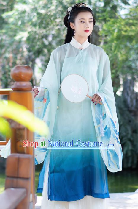 Chinese Ancient Palace Lady Hanfu Han Dynasty Imperial Concubine Queen Embroidered Historical Costumes