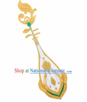 Chinese Traditional Cosplay Props Ancient Swordswoman Weapon Lute for Women