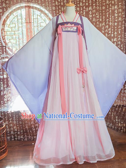 Chinese Traditional Cosplay Princess Costumes Ancient Swordswoman Hanfu Dress for Women