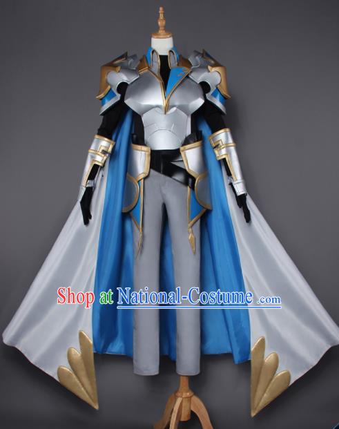 Chinese Traditional Cosplay Armor Costumes Ancient Nobility Childe Swordsman Clothing for Men