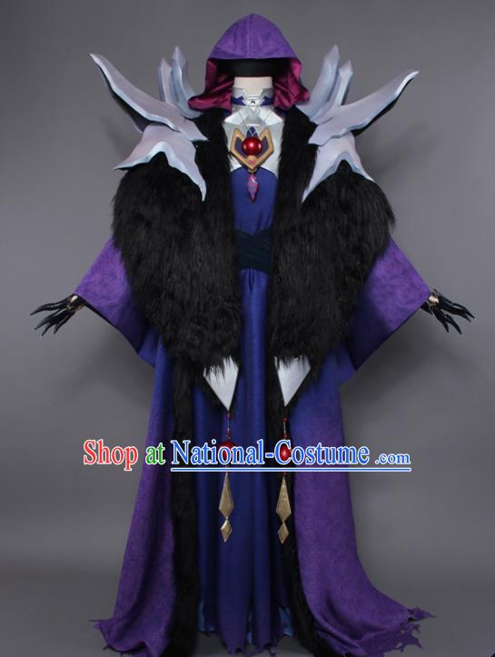 Chinese Traditional Cosplay Assassin Swordsman Costumes Ancient Nobility Childe Clothing for Men