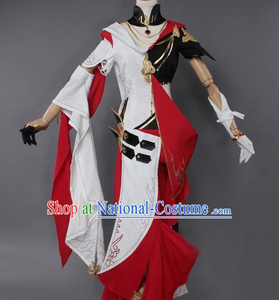 Chinese Traditional Cosplay Kung Fu Instructor Costumes Ancient Swordswoman Clothing for Women