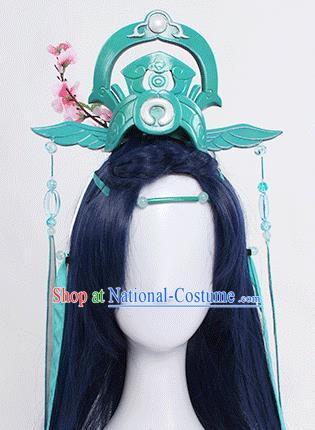 Chinese Traditional Cosplay Hair Accessories Ancient Swordsman Headwear for Men