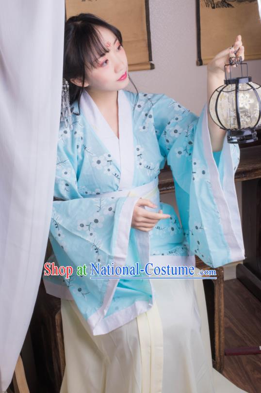 Chinese Ancient Palace Lady Hanfu Han Dynasty Imperial Concubine Queen Embroidered Historical Costumes