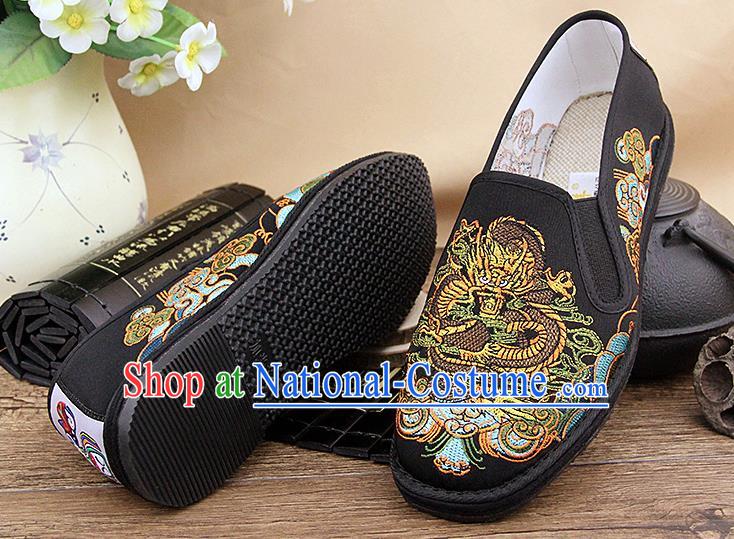 Chinese National Shoes Traditional Cloth Shoes Linen Shoes Embroidered Shoes