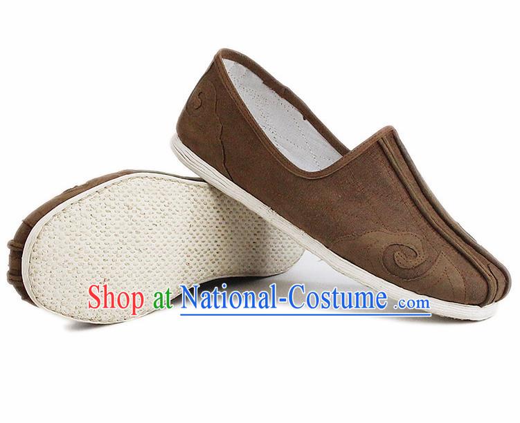 Chinese National Shoes Traditional Cloth Shoes Monks Shoes for Men