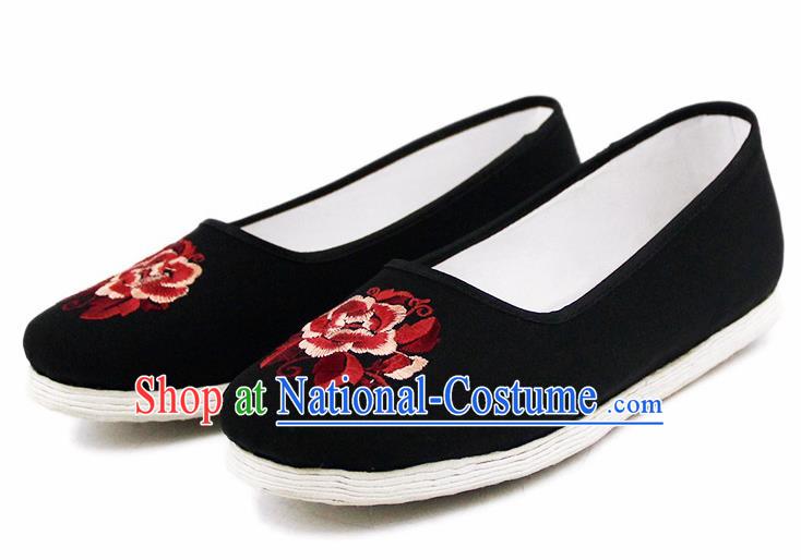 Chinese National Handmade Shoes Traditional Shoes Embroidered Cloth Shoes for Women