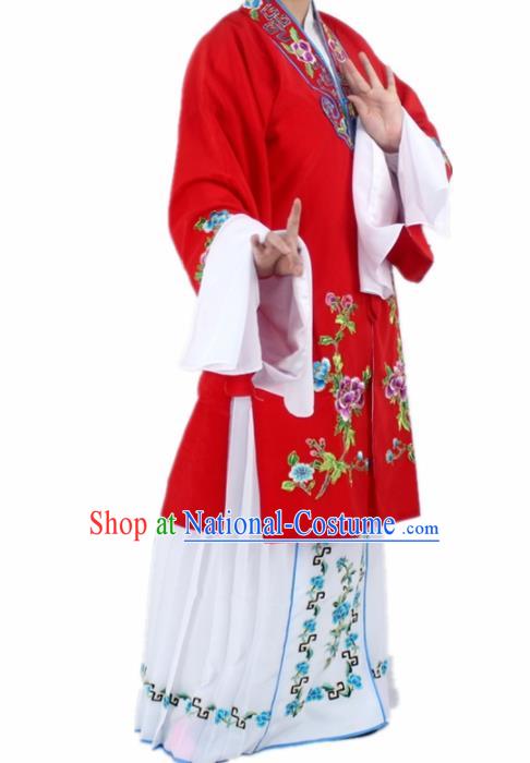 Traditional China Beijing Opera Costume and Hat Ancient Chinese Peking Opera Clothing Shoes