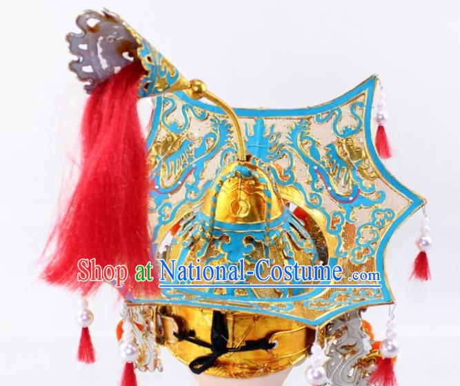 Traditional China Beijing Opera Costume and Hat Ancient Chinese Peking Opera Clothing Shoes