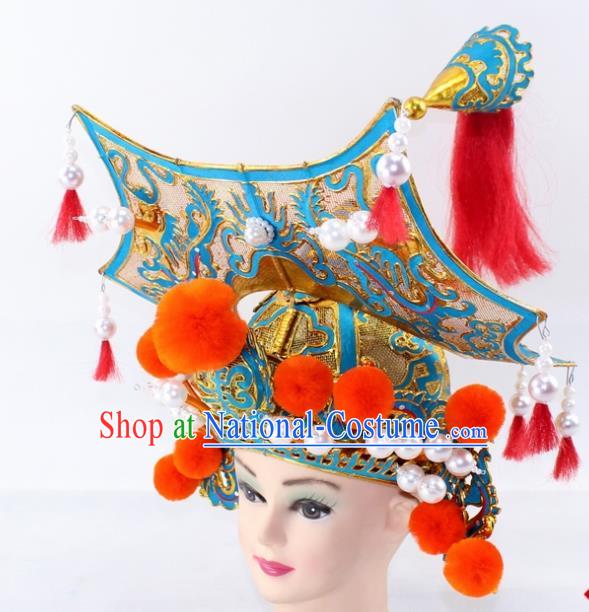 Traditional China Beijing Opera Costume and Hat Ancient Chinese Peking Opera Clothing Shoes