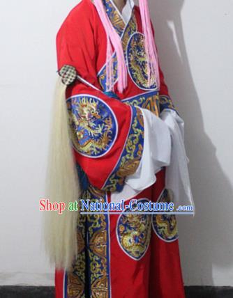 Traditional China Beijing Opera Costume and Hat Ancient Chinese Peking Opera Clothing Shoes