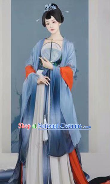 Traditional Chinese Tang Dynasty Costumes Ancient Imperial Consort Hanfu Dress for Women