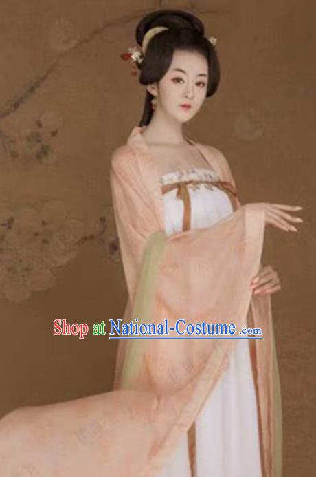 Traditional Chinese Ancient Tang Dynasty Princess Costumes for Women