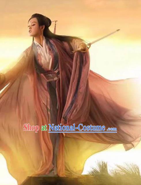 Traditional Chinese Ancient Jin Dynasty Swordswoman Princess Costumes for Women