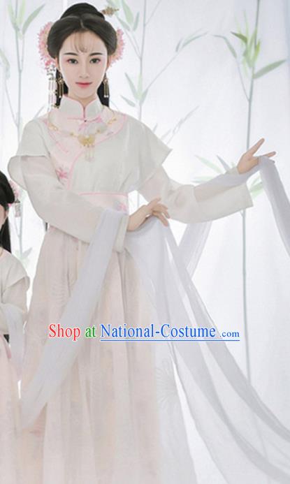 Traditional Chinese Ancient Ming Dynasty Imperial Concubine Costumes and Headpiece Complete Set for Women