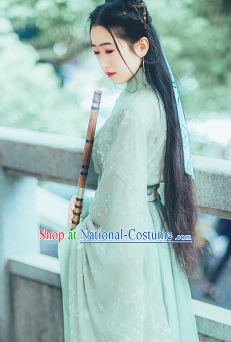 Chinese Ancient Palace Lady Hanfu Han Dynasty Imperial Concubine Queen Embroidered Historical Costumes