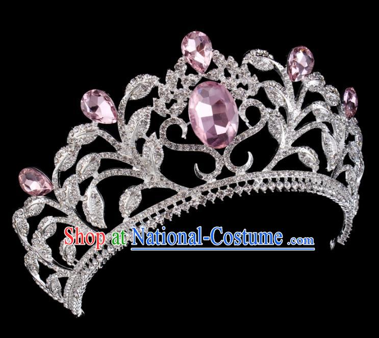 Top Grade Hair Jewelry Accessories Royal Crown Headwear Headdress for Women