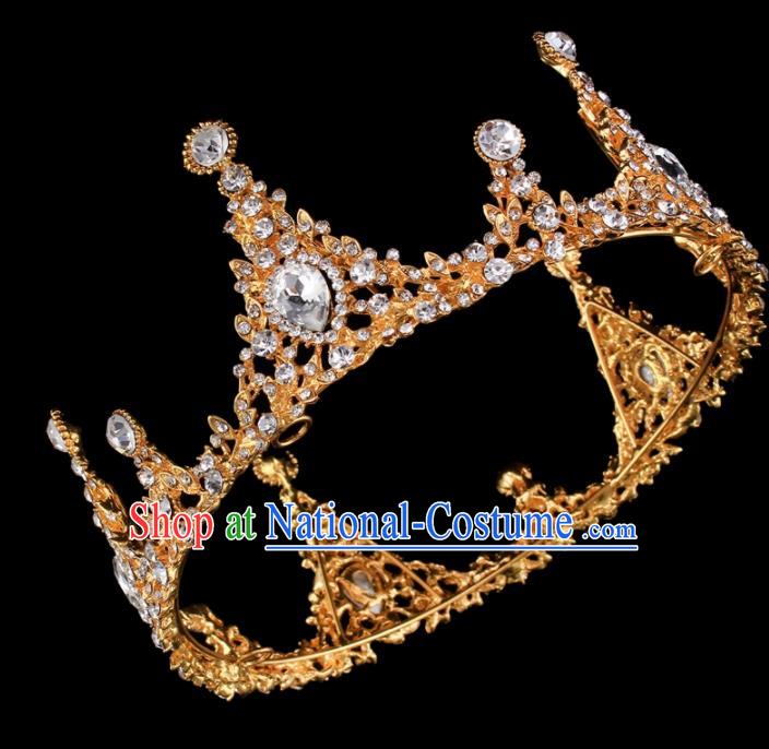 Top Grade Hair Jewelry Accessories Royal Crown Headwear Headdress for Women