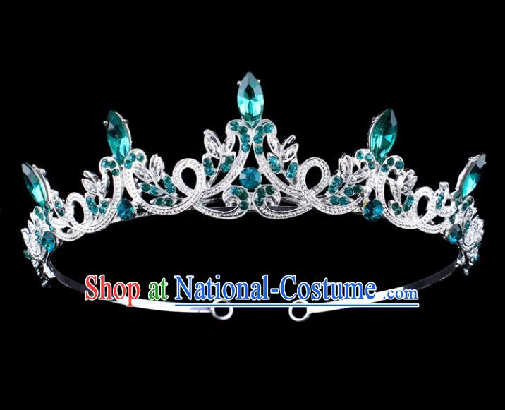 Top Grade Baroque Queen Hair Clasp Royal Crown Bride Retro Wedding Hair Accessories for Women