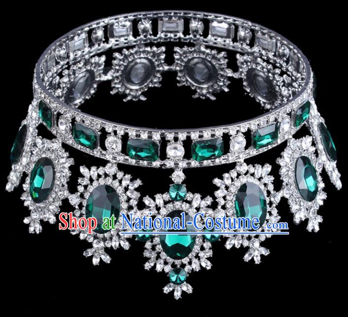 Top Grade Hair Jewelry Accessories Royal Crown Headwear Headdress for Women