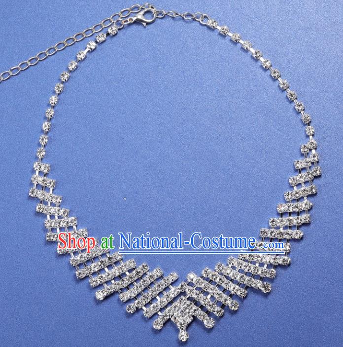 Top Grade Baroque Style Bride Jewelry Accessories Crystal Necklace for Women