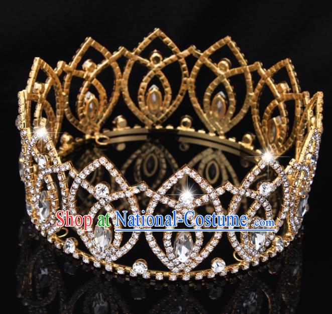 Top Grade Hair Jewelry Accessories Royal Crown Headwear Headdress for Women