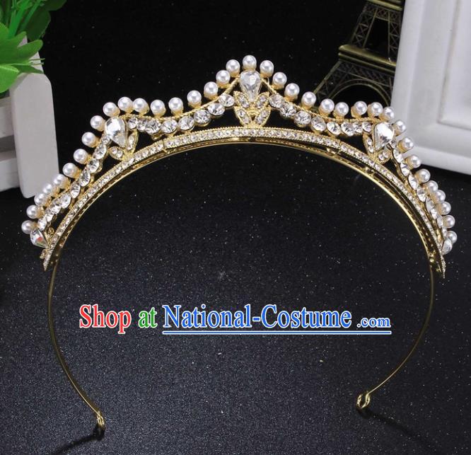 Top Grade Hair Jewelry Accessories Royal Crown Headwear Headdress for Women