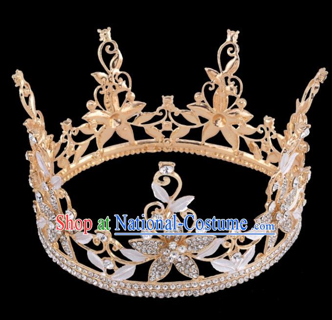 Top Grade Hair Jewelry Accessories Royal Crown Headwear Headdress for Women